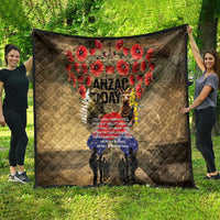 Australia and New Zealand ANZAC Day Quilt Kangaroo and Kiwi Bird Soldier-Honor and Remember Vintage Style LT03 - Polynesian Pride