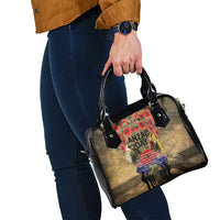 Australia and New Zealand ANZAC Day Shoulder Handbag Kangaroo and Kiwi Bird Soldier-Honor and Remember Vintage Style LT03 - Polynesian Pride