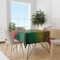 Cook Islands ANDAC Day Tablecloth Honor and Remember Soliders-Forever in My Thoughts Grunge Style