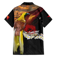 Papua New Guinea Remembrance Day Family Matching Off Shoulder Maxi Dress and Hawaiian Shirt Bird of Paradise Plumeria Flower and Polynesian Pattern LT03 - Polynesian Pride