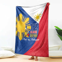 Philippines Independence Day Blanket Araw ng Kalayaan Polynesian Sun and YAKAN Pattern LT03 - Polynesian Pride