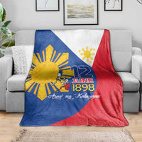 Philippines Independence Day Blanket Araw ng Kalayaan Polynesian Sun and YAKAN Pattern LT03 - Polynesian Pride