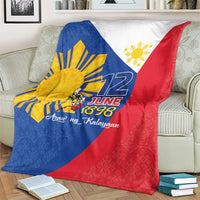Philippines Independence Day Blanket Araw ng Kalayaan Polynesian Sun and YAKAN Pattern LT03 - Polynesian Pride