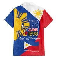 Philippines Independence Day Family Matching Tank Maxi Dress and Hawaiian Shirt Araw ng Kalayaan Polynesian Sun and YAKAN Pattern LT03 - Polynesian Pride