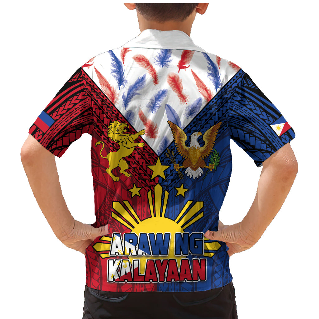 Philippines Independence Day 126th Anniversary Family Matching Mermaid Dress and Hawaiian Shirt Polynesian Pattern National Flag Style LT03 - Polynesian Pride