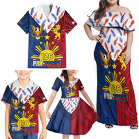 Philippines Independence Day 126th Anniversary Family Matching Off Shoulder Maxi Dress and Hawaiian Shirt Polynesian Pattern National Flag Style LT03 - Polynesian Pride