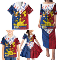Philippines Independence Day 126th Anniversary Family Matching Puletasi and Hawaiian Shirt Polynesian Pattern National Flag Style LT03 - Polynesian Pride