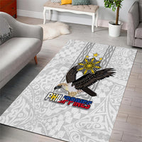 Philippines Eagle Week Area Rug Polynesian Pattern Barong Style LT03 - Polynesian Pride