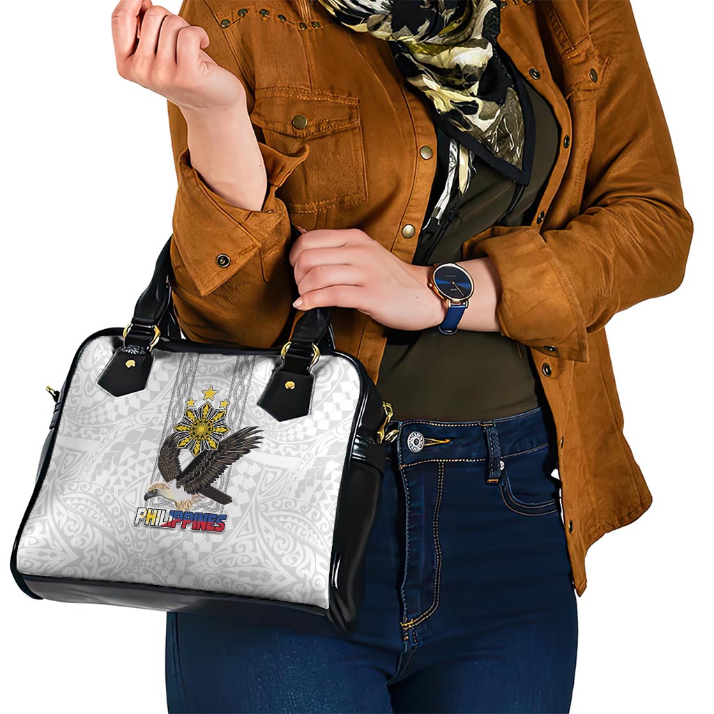 Philippines Eagle Week Shoulder Handbag Polynesian Pattern Barong Style