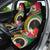Vanuatu Tribal Boar Tusk Car Seat Cover Tropical Plants with Namele and Melanesian Pattern