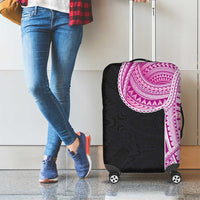 Samoan Art Tattoo Polynesian Pattern Luggage Cover Pink Out Color LT03 - Polynesian Pride