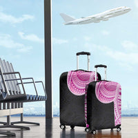Samoan Art Tattoo Polynesian Pattern Luggage Cover Pink Out Color LT03 - Polynesian Pride