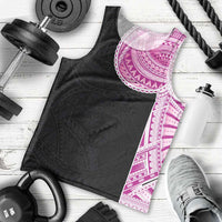 Samoan Art Tattoo Polynesian Pattern Men Tank Top Pink Out Color LT03 - Polynesian Pride