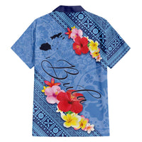 Bula Fiji Hibiscus and Plumeria Flowers Hawaiian Shirt Tapa Tattoo Polynesian Pattern LT03 - Polynesian Pride