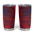 Samoa Pago Pago Aeto Tumbler Cup Wingstyle Red-Blue Color - Polynesian Pride