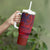 Samoa Pago Pago Aeto Tumbler With Handle Wingstyle Red-Blue Color - Polynesian Pride