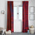 Samoa Pago Pago Aeto Window Curtain Wingstyle Red-Blue Color - Polynesian Pride