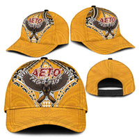 American Samoa Pago Pago Aeto Classic Cap Bald Eagle with Polynesian Art Tattoos - Polynesian Pride