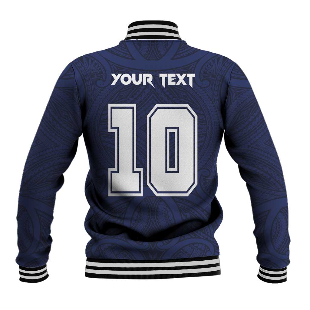Custom Rugby Toa Samoa Baseball Jacket Champions Six Eight Five - Polynesian Pride