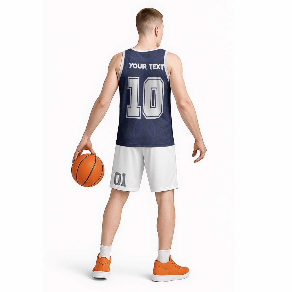 Custom Rugby Toa Samoa Basketball Jersey Champions Six Eight Five - Polynesian Pride
