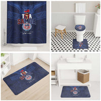 Rugby Toa Samoa Bathroom Set Champions Six Eight Five - Polynesian Pride