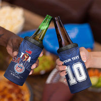 Custom Rugby Toa Samoa 4 in 1 Can Cooler Tumbler Champions Six Eight Five LT03 - Polynesian Pride