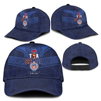 Custom Toa Samoa Rugby Classic Cap Champions Six Eight Five - Polynesian Pride