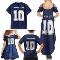 Custom Rugby Toa Samoa Family Matching Summer Maxi Dress and Hawaiian Shirt Champions Six Eight Five LT03 - Polynesian Pride