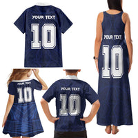 Custom Rugby Toa Samoa Family Matching Tank Maxi Dress and Hawaiian Shirt Champions Six Eight Five LT03 - Polynesian Pride