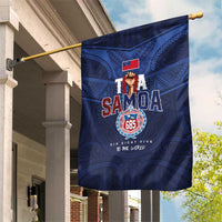 Rugby Toa Samoa Garden Flag Champions Six Eight Five - Polynesian Pride