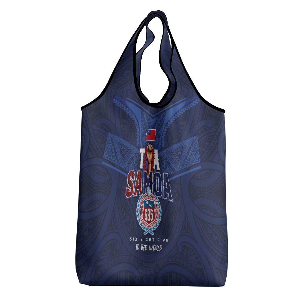Rugby Toa Samoa Grocery Bag Champions Six Eight Five - Polynesian Pride