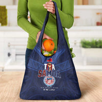 Rugby Toa Samoa Grocery Bag Champions Six Eight Five - Polynesian Pride