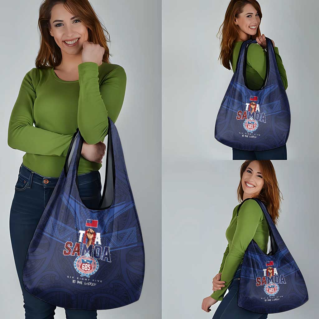 Rugby Toa Samoa Grocery Bag Champions Six Eight Five - Polynesian Pride