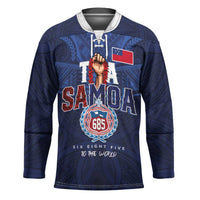 Custom Rugby Toa Samoa Hockey Jersey Champions Six Eight Five - Polynesian Pride