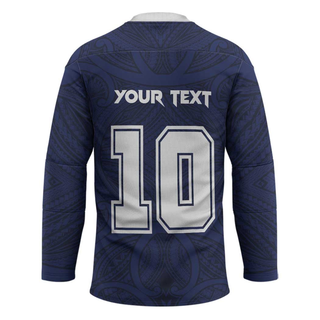 Custom Rugby Toa Samoa Hockey Jersey Champions Six Eight Five - Polynesian Pride
