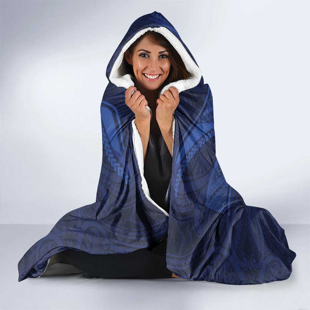 Rugby Toa Samoa Hooded Blanket Champions Six Eight Five - Polynesian Pride