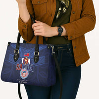 Rugby Toa Samoa Leather Bag Champions Six Eight Five - Polynesian Pride