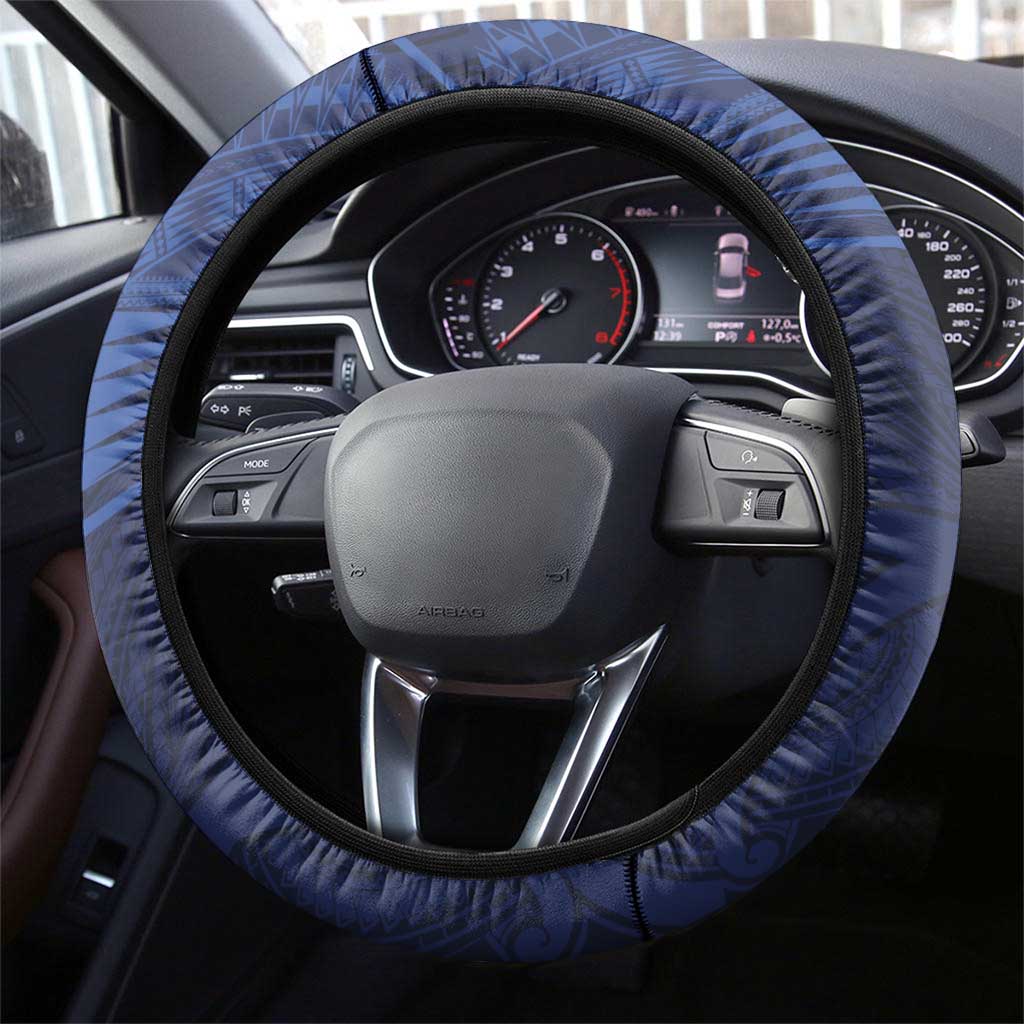 Rugby Toa Samoa Steering Wheel Cover Champions Six Eight Five - Polynesian Pride