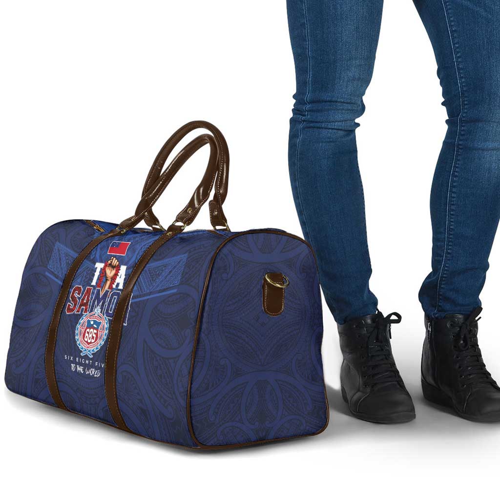 Rugby Toa Samoa Travel Bag Champions Six Eight Five - Polynesian Pride