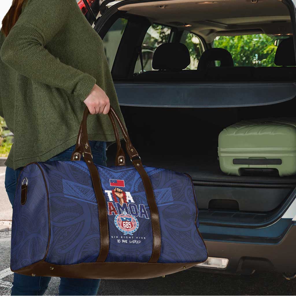 Rugby Toa Samoa Travel Bag Champions Six Eight Five - Polynesian Pride
