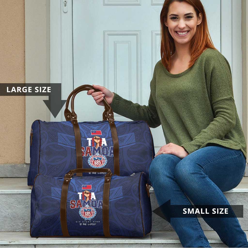 Rugby Toa Samoa Travel Bag Champions Six Eight Five - Polynesian Pride