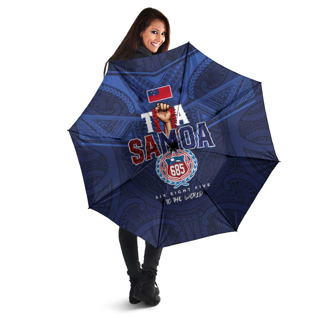 Rugby Toa Samoa Umbrella Champions Six Eight Five - Polynesian Pride