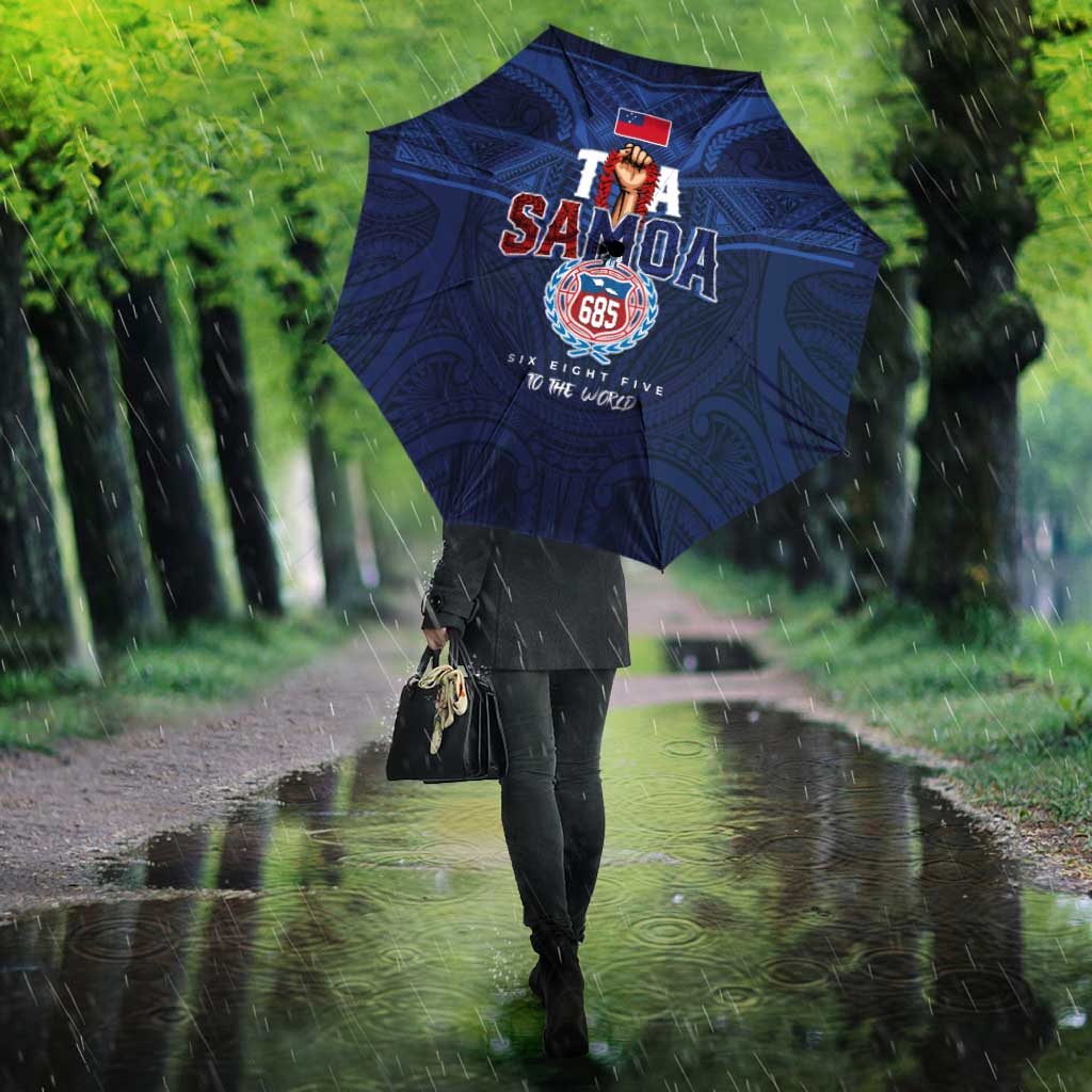 Rugby Toa Samoa Umbrella Champions Six Eight Five - Polynesian Pride