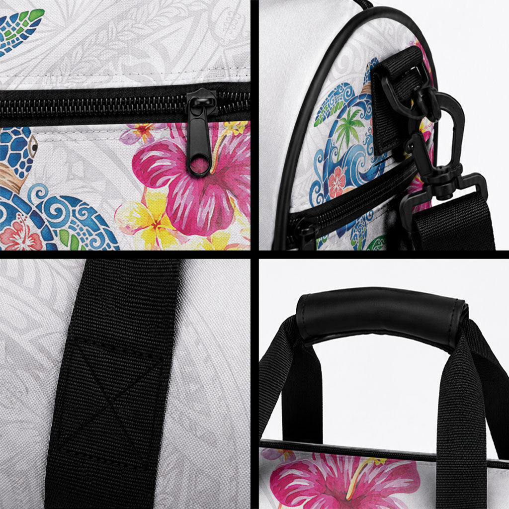 Hawaiian Abstract Art Turtles Duffle Bag