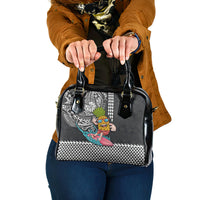Hawaii Pineapple Surfing With Kakau Tribal Shoulder Handbag LT03 One Size Brown - Polynesian Pride