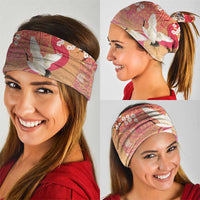 Hawaiian and Japanese Culture Together Neck Gaiter Kakau Art Tattoo with Cranes and Sakura Spring Vibe LT03 - Polynesian Pride