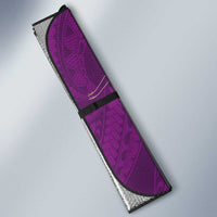 Hawaiian and Japanese Culture Together Auto Sun Shade Purple Ohia Lehua Plumeria and Sakura Blooming LT03 - Polynesian Pride