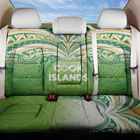 Cook Islands Rugby League Back Car Seat Cover Tatau Tribal Motifs-Light Green Color LT03 One Size Green - Polynesian Pride
