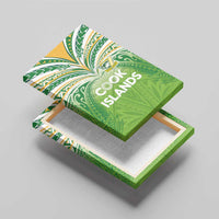 Cook Islands Rugby League Canvas Wall Art Tatau Tribal Motifs-Light Green Color LT03 - Polynesian Pride