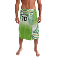 Custom Cook Islands Rugby League Lavalava Tatau Tribal Motifs-Light Green Color LT03 Green - Polynesian Pride